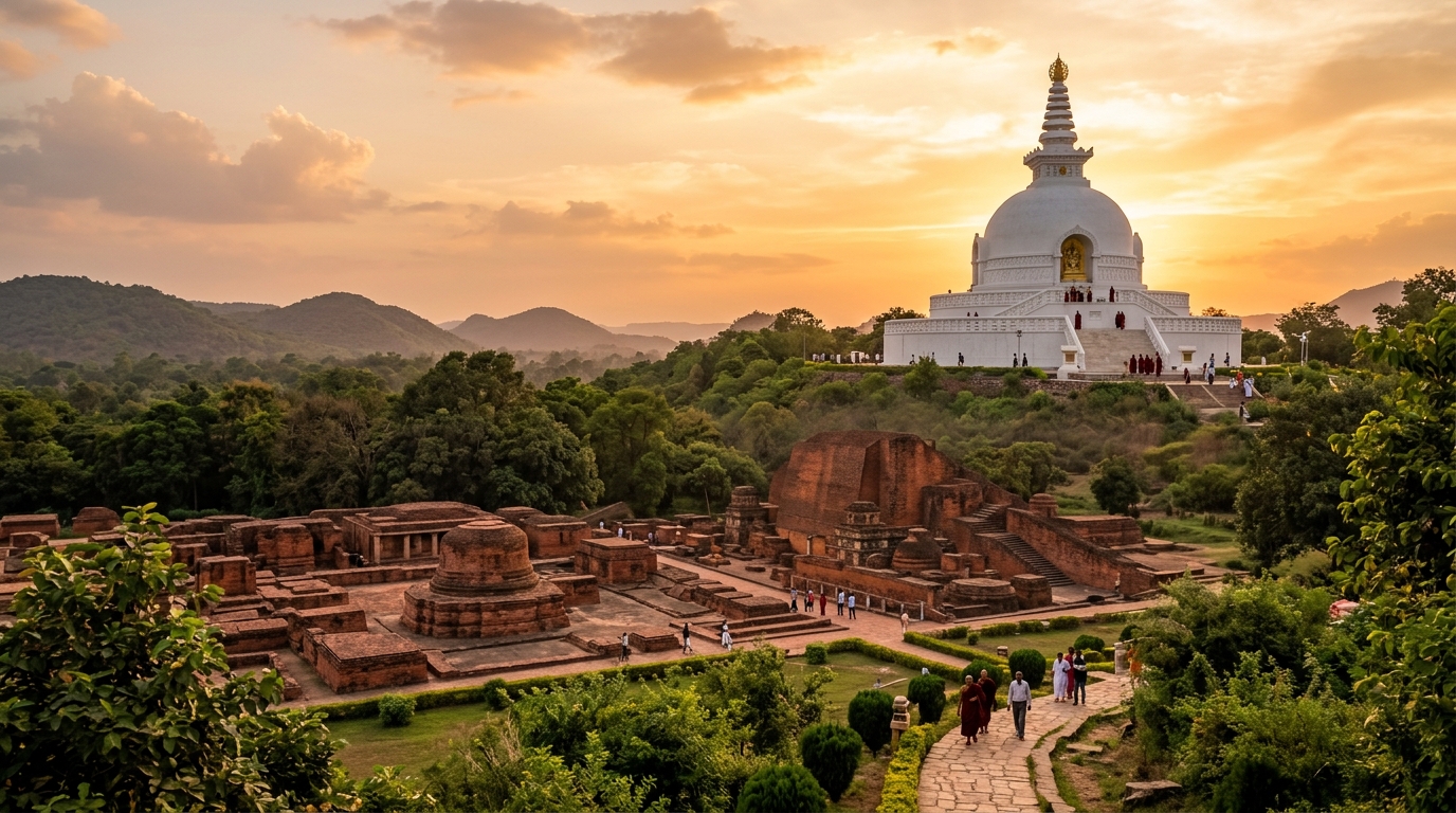 Complete Buddhist Circuit Tour Rajgir Nalanda Sarnath Kushinagar
